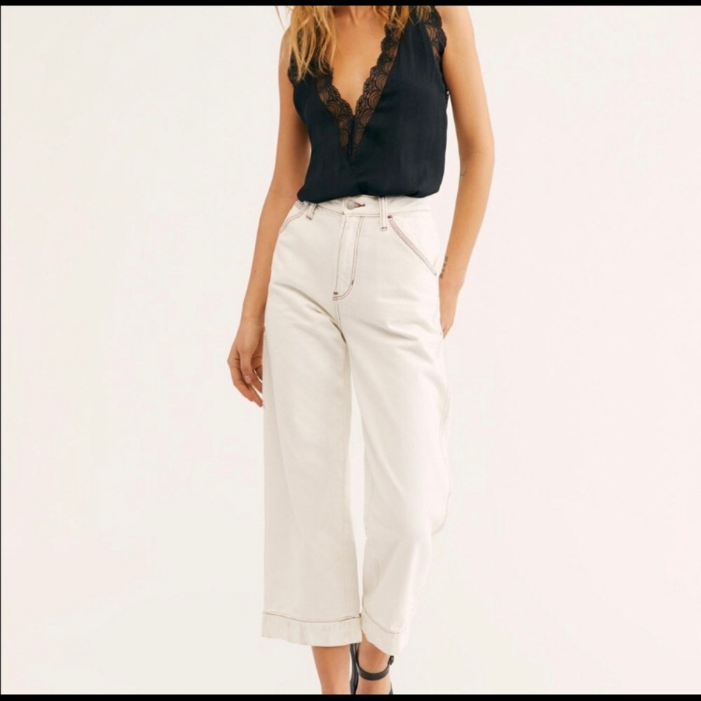 Free People Phoebe A-Line Utility Pants